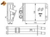 FORD 1579392 Heat Exchanger, interior heating